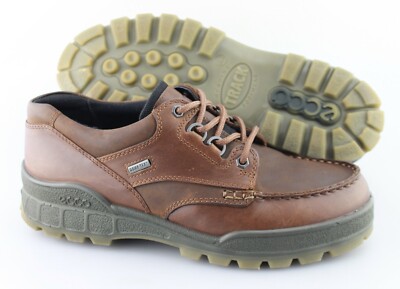 Men's ECCO 'Track II Low' Brown Leather Boots Size US 9 EUR 43