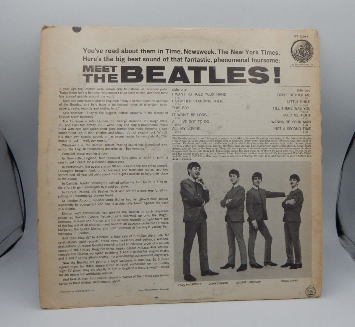 The Beatles Meet The Beatles Capitol Records Gold Record Award