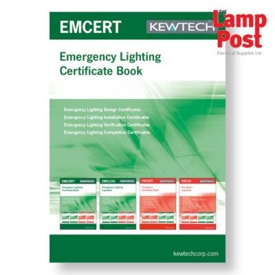 Kewtech EMCERT - Zertifizierungsbuch für Notbeleuchtung
