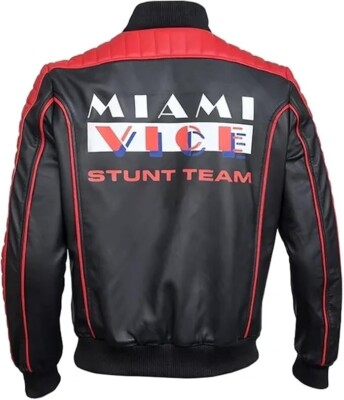 Mens Fall Guy Miami Vice Jacket - Mens Stunt Ryan Team Gosling Fall Costume