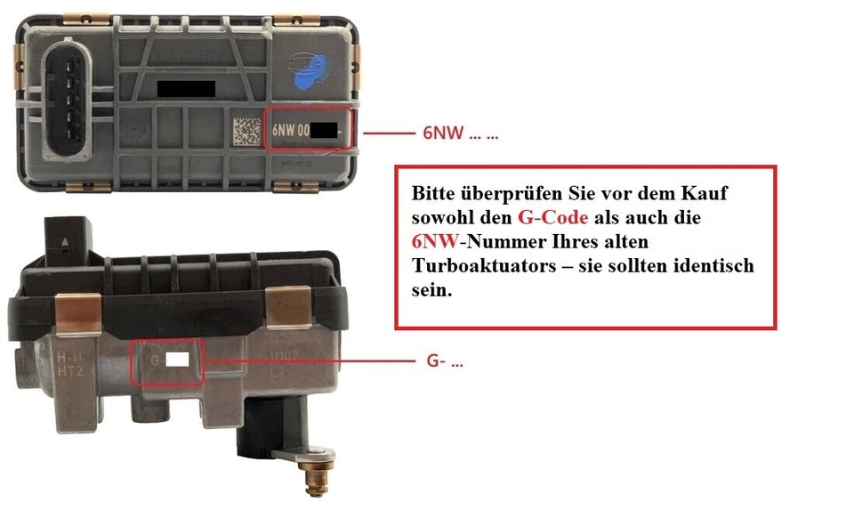 Oryginal Turbo aktuator G-277  6NW009420  712120 Turbolader Hella Garret - Bild 3 von 4