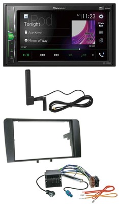 Pioneer MP3 DAB AUX 2DIN Bluetooth Autoradio für Audi A3 03-12 8P Quadlock