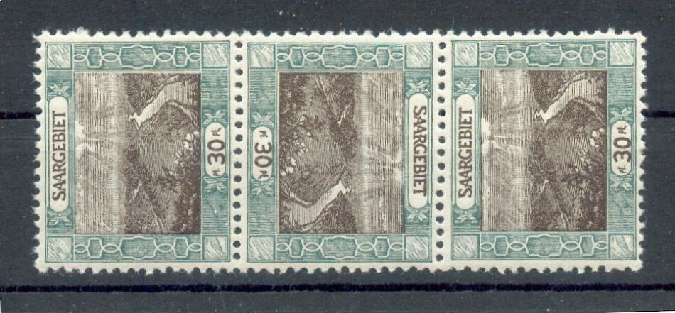 Saar 58 KDR III KEHRDRUCK** MNH POSTFRISCH (Z4026