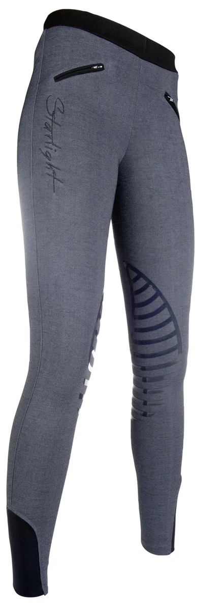 HKM Reitleggings Starlight mit Silikonkniebesatz