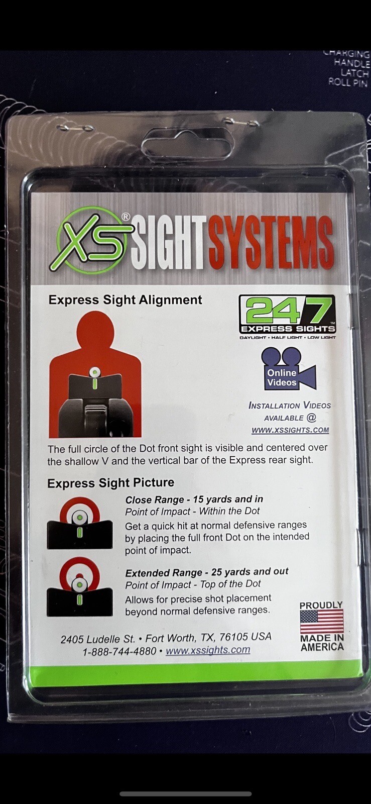 xs big dot sights glock 42/43. New In Package eBay