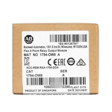 New Factory Sealed 1794-OW8 SER A Flex 8 Point Relay Output Module 1794OW8