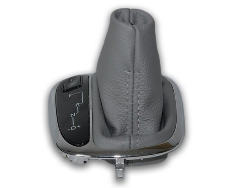 FOR MERCEDES W203 automat C-CLASS 00-06 GEAR SHIFT GAITER LEATHER GRAY + FRAME - Picture 3 of 5
