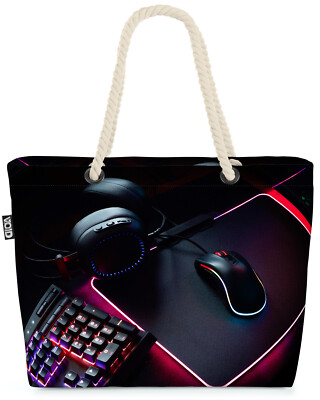 Gamer Set Up Gaming Beach Bag computer tastatur laptop technologie büro key cyb