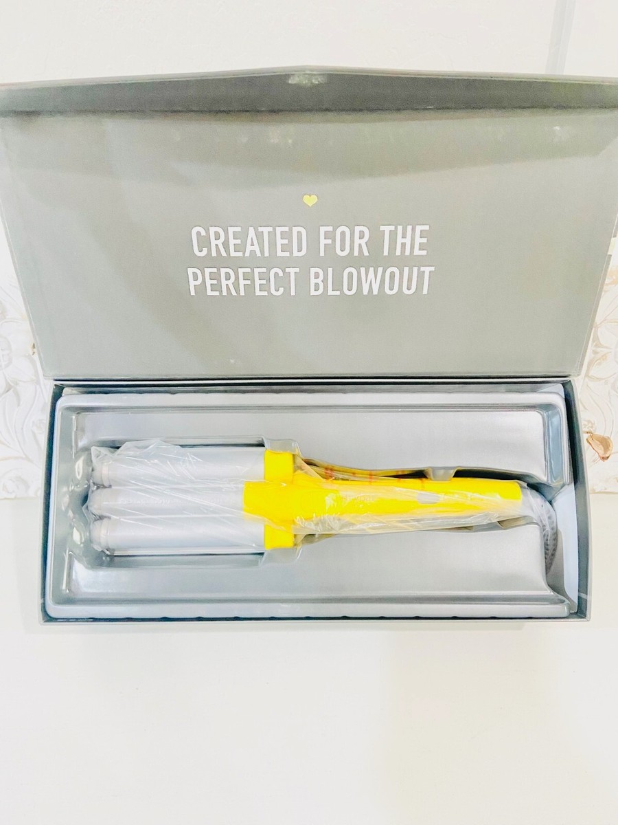 Drybar Yellow Beach Bender Hair Tool Drybar - The Beach Bender Triple Barrel Waver | Ulta Beauty main image 2