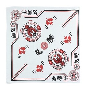 New Affliction GSP Georges St-Pierre Jiu Jitsu MMA Bandana White Unisex