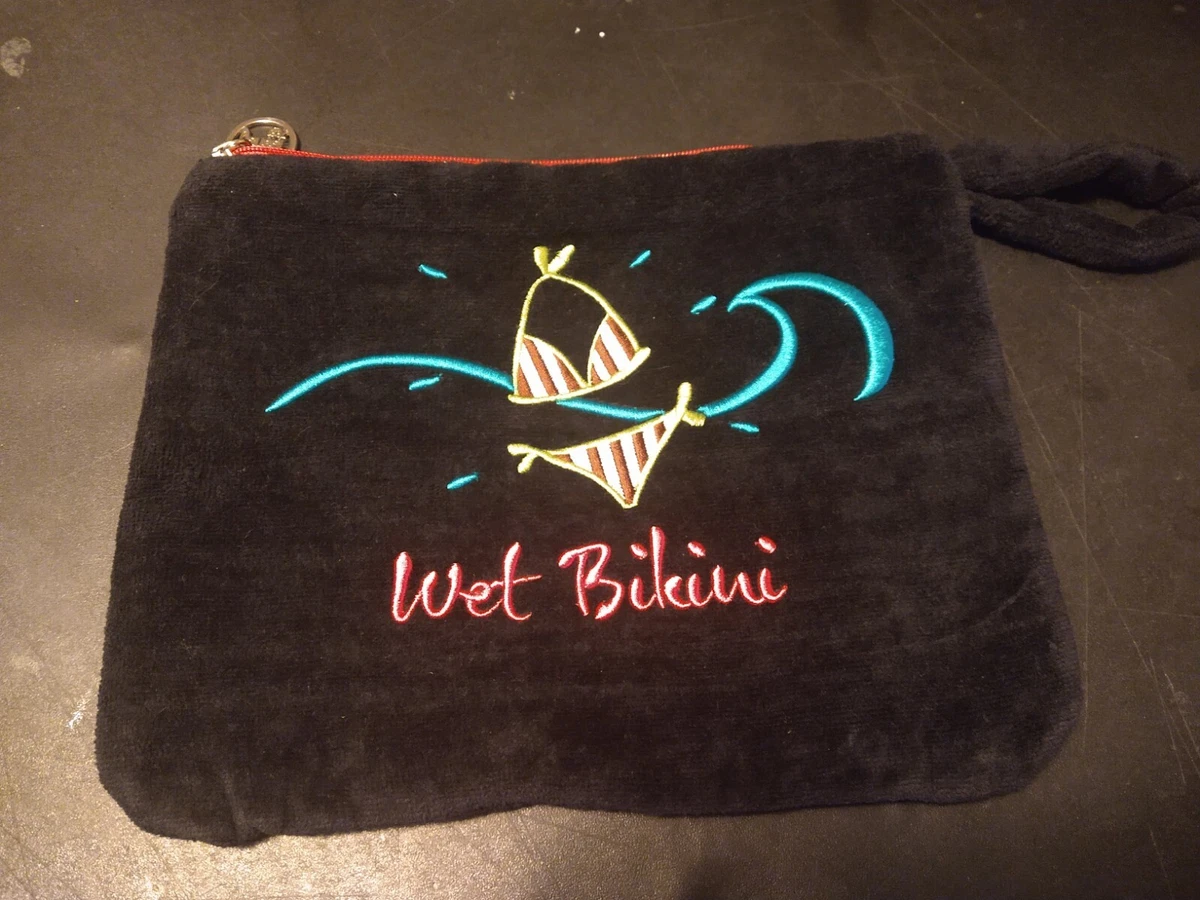 HENRI BENDEL Wet Bikini Bag Embroidered Bikini Rare eBay
