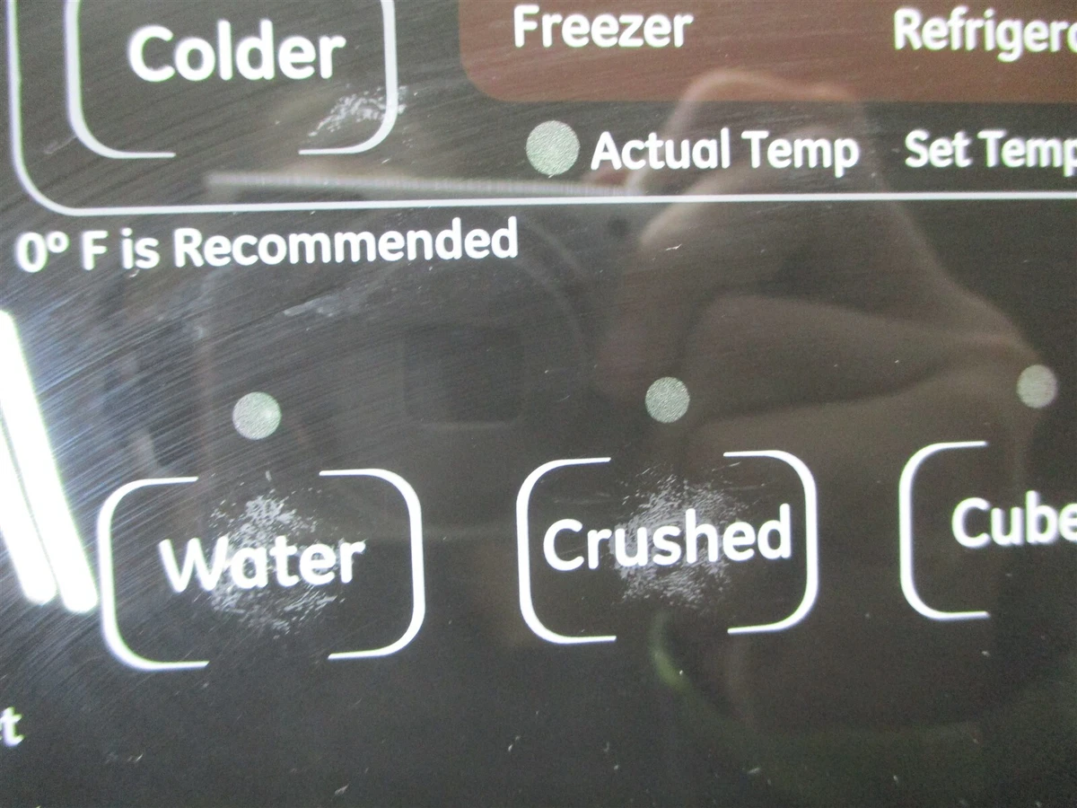 Adjusting SidebySide Refrigerator Temp Controls Actual, 41 OFF