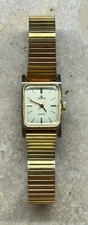 Vintage Lorus Quartz Wristwatch Women s Gold Tone Watch Stainless V236-5010 READ