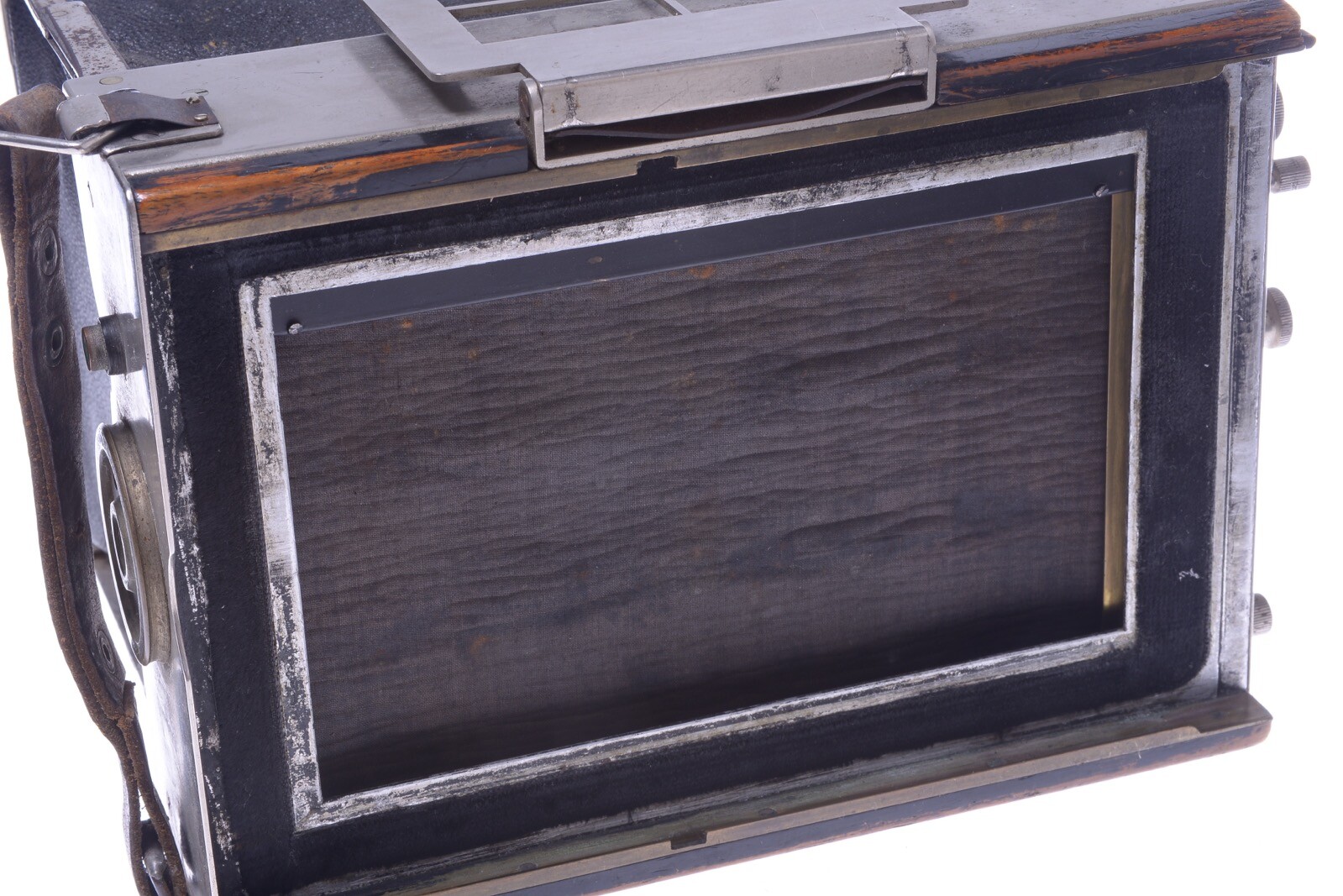 ✅ GAUMONT REPORTER 10X15CM GLASS PLATE CAMERA *READ* ZEISS TESSAR 165MM 3.5 LENS