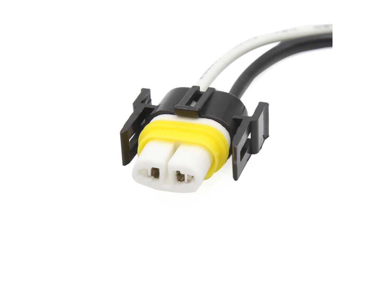 H11 H8 881 Female Ceramic Plug Connector Sockets – High-Temp Pigtails For Volvo & Toyota