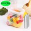 4 Rolls (1,400 Bags) 12x16 Clear Polyethylene Produce Bags – 0.5 Mil, Food Safe, Semi-transparent