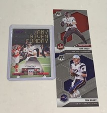 Tom Brady Any Given Sunday Xtra Points /149- Patriots/ Bucs Mosaic (3) Card Lot!