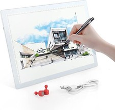 Rechargeable A4 Light Pad, Portable Wireless Led Tracing Light Box Powered By Li