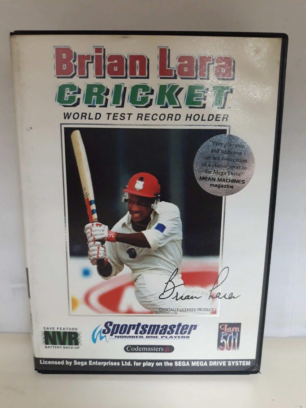 Brian Lara Cricket Sega Megadrive NEW