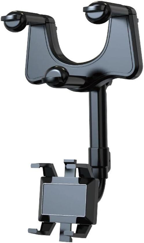 Car Phone Holder 1pcs Rear View Mirror Phone Holder Mount 360 Rotatable