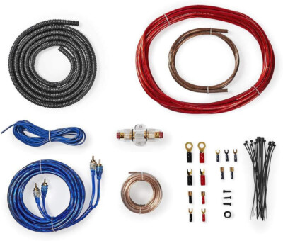 Nedis  Car Amplifier Installation Kit,Auto Audio Verbindung Set 8AWG (8mm²)