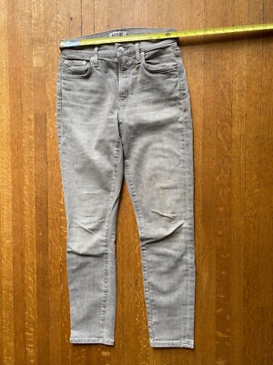 Agolde for Amour Vert Sophie Crop Jean Grey Size 24 (see photos for dimensions)
