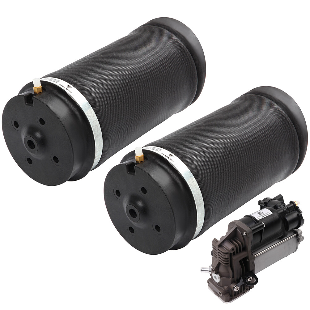 Rear Suspension Spring Bags w/Compressor Fits Mercedes R-Class W251 R500 550 R63
