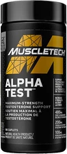 MuscleTech AlphaTest Testosterone Booster for Men - 90 Capsules, Boosts