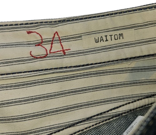 Men's REPLAY Premium WAITOM Dark Blue REGULAR Fit JEANS W34" L29" *VGC* - Picture 11 of 13