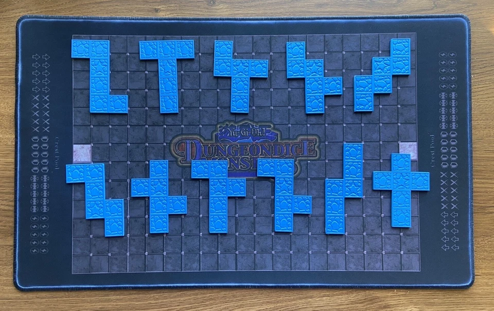 Yugioh! Dungeon Dice Monsters Tiles (2 Sets Of 11) Double Sided W/ Star - Image 2 of 4