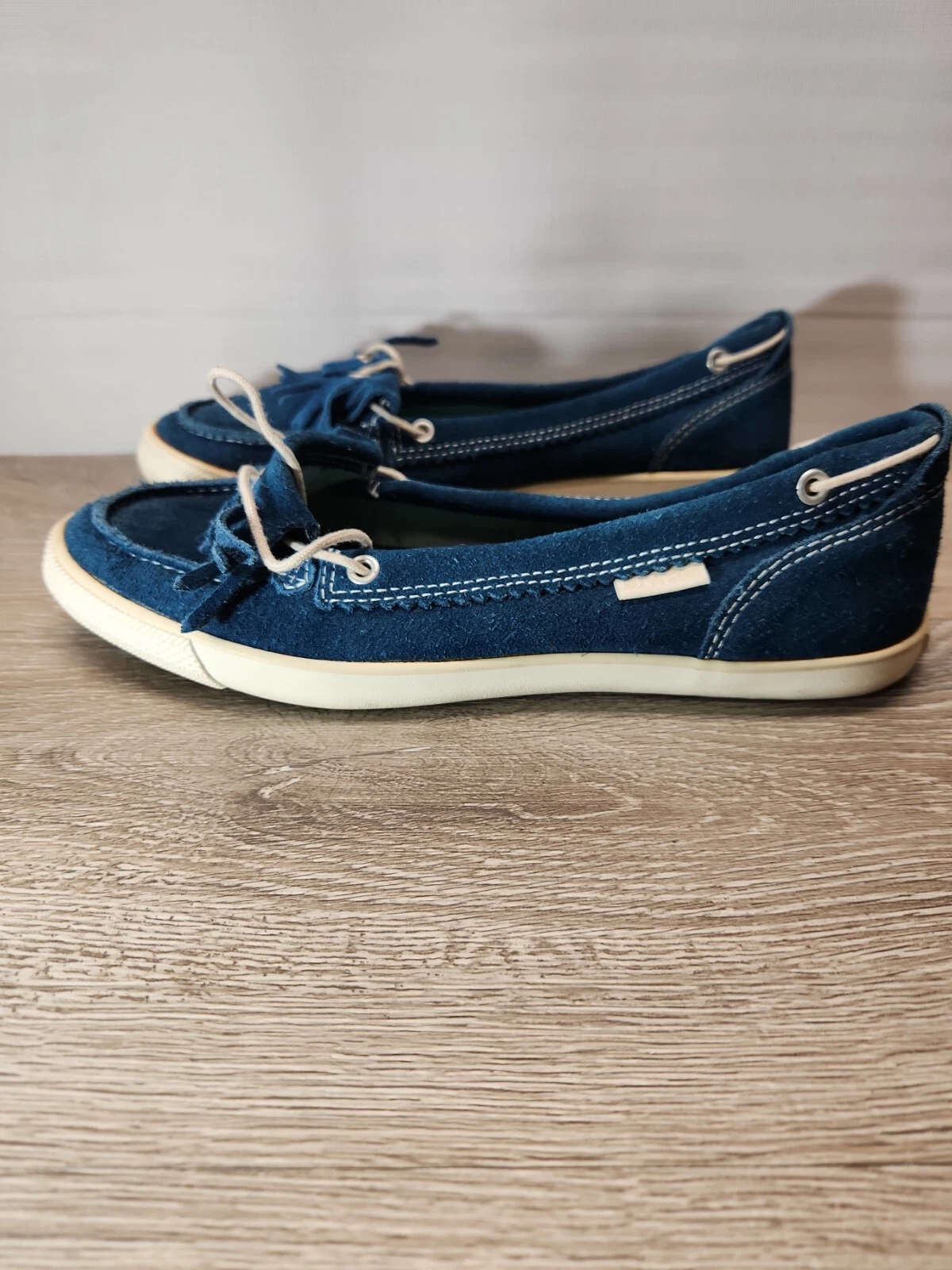 Mocassini vintage Converse All Star da donna blu taglia 8 5