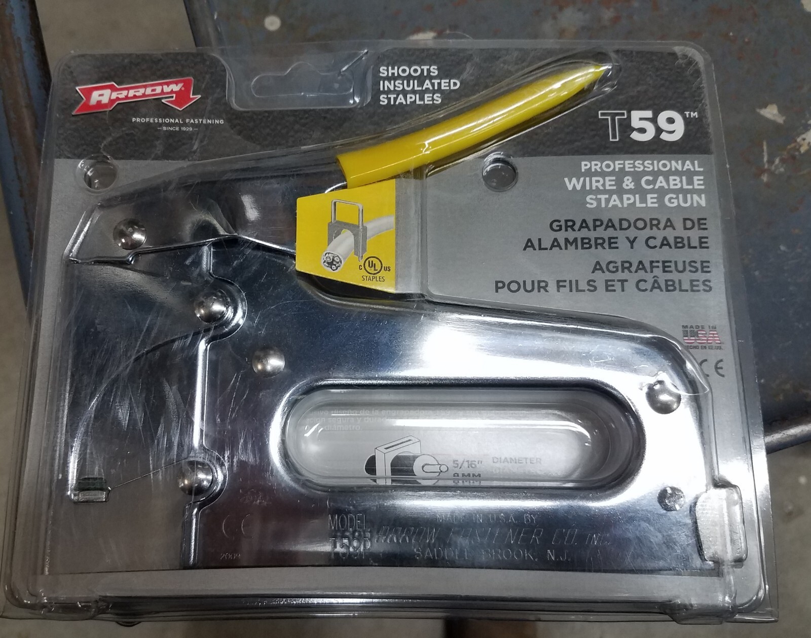 ARROW STAPLER STAPLE GUN T59 T59 PROFESSION WIRE & CABLE TACKER eBay