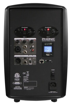Enceinte Nomade Phonic SmartMan 303A - 120W, Bluetooth, WiFi, USB, Optique