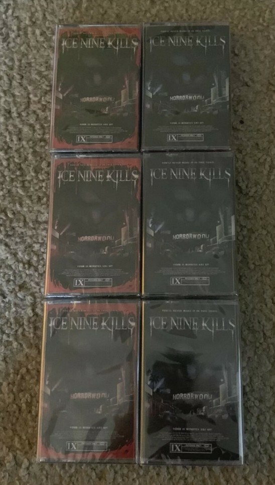 Ice Nine Kills Welcome to Horrorwood Cassette 6 Tape Lot. Rare. +