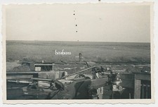 Foto Russland-Feldzug-Brjansk-Брянск- Stellung-Bunker  am Flugplatz  2.WK (S882)