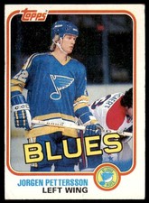 1981-82 Topps Jorgen Pettersson C Hockey Cards #121