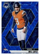 2025 Panini Mosaic #151 Wil Lutz Blue Scope