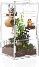 8x4x4in Vertical Acrylic Jumping Spider Enclosure   Arboreal Tarantula  Reptile