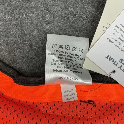Kishigo 1514 Black Series Heavy Duty Safety Vest Unisex 2X Orange Reflective NWT image 9