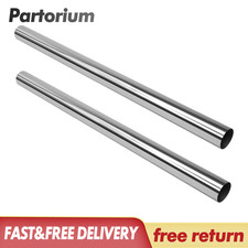 Pair 2.5 Inch Stainless Steel Straight Exhaust Pipe Tube Piping Tubing 4ft