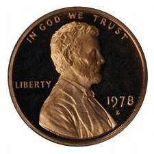 1978 -S Lincoln Memorial Cent Gem Proof Single Coin