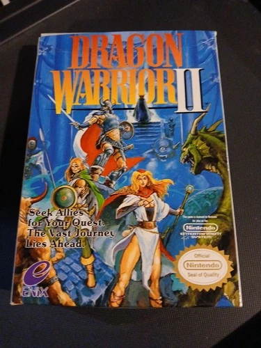 Dragon Warrior II (Nintendo Entertainment System, 1990) No Manual