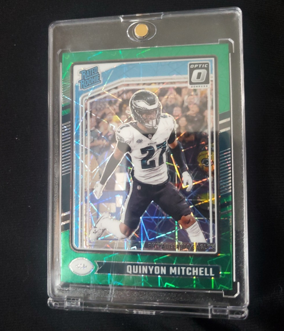 2024 Panini Donruss Optic Football - Quinyon Mitchell Green Hyper ROOKIE  #282