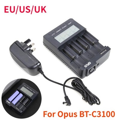 OPUS BT-C3100 V2.2 Universal Four Slots Smart Rechargeable Battery Charger ACUS