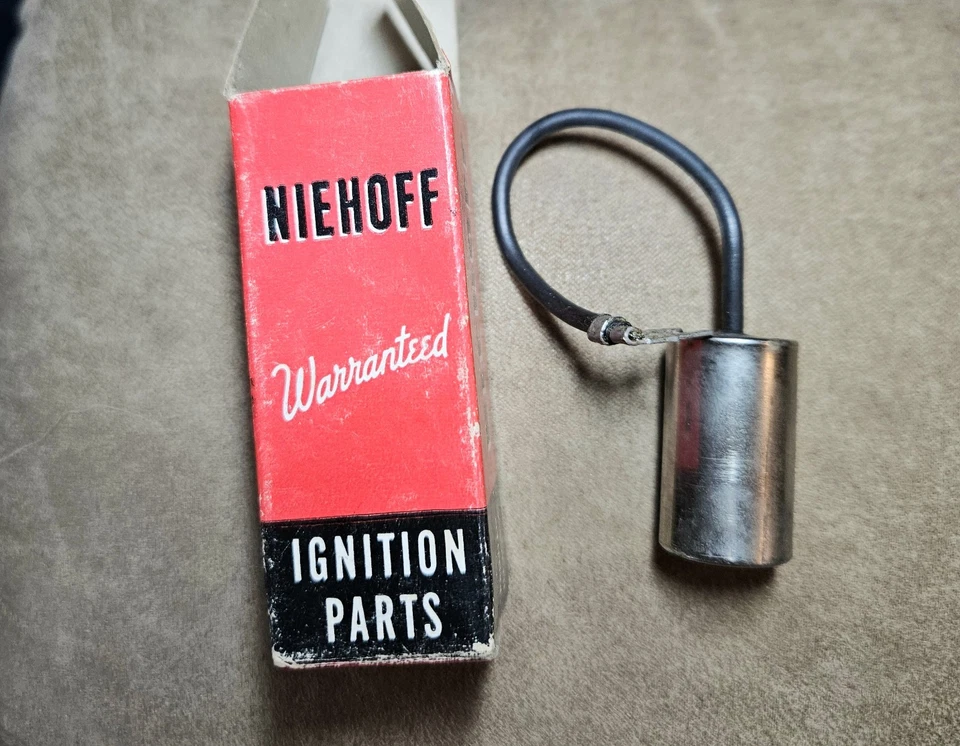 Vintage Niehoff Tools,  Ignition Parts, Condenser DR-24, Point Set DR-8 - Image 2 of 4