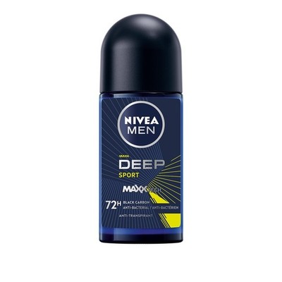 98,83 /L - 6er Pack NIVEA Men Deo Roll-on Maxx Tech   Deep Sport   50ml