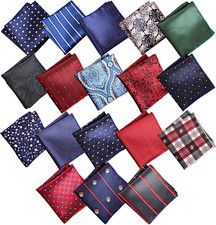 Pocket Square Handkerchief 18 Pack Men'S Handkerchief,Silk Pocket Squares Sets V