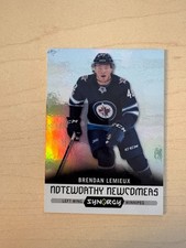2017-18 Synergy Noteworthy Newcomers #NN28 Brendan Lemieux - Winnipeg Jets