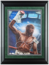Floyd Mayweather Signed Hand Painted Framed Canvas BAS Witness ACOA