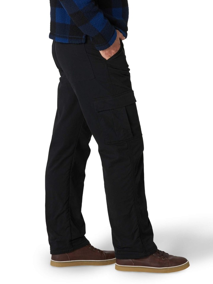 Wrangler Authentics Men's Fleece Lined Cargo Pant, British Khaki Twill, 32W x 34L : Buy Online at Best Price in KSA - Souq is now